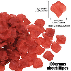 100 g de pétales de rose artificiels en satin&nbsp;DIY-SP0005-68A