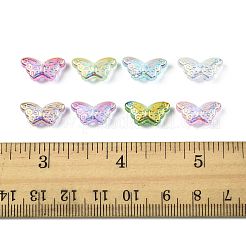 50 Stück 8 Farben transparentes galvanisiertes Glasperlen-Set&nbsp;GLAA-FS0002-39