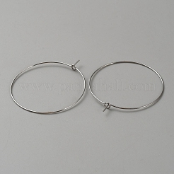 201 Weinglas-Anhängerringe aus Edelstahl&nbsp;STAS-WH20006-01B-P