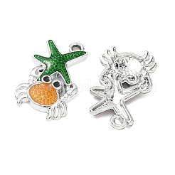 Anhänger aus Ozeanlegierung und Emaille&nbsp;FIND-C087-08P