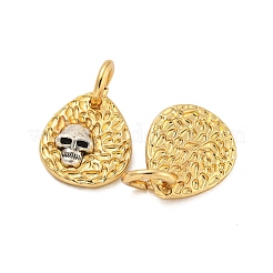 Pendentifs en laiton plaqué durable&nbsp;KK-K387-06B-G