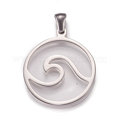 Pendentifs en acier inoxydable 304 anti-ternissement&nbsp;STAS-N096-01P