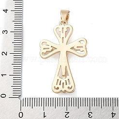Pendentifs avec zircon cubiques à micro-pavés en laiton&nbsp;KK-A212-02C-G