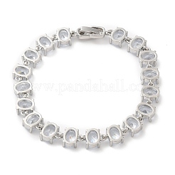 Klares Tennisarmband mit Zirkonia&nbsp;BJEW-M296-01P
