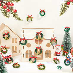30 pièce de 6 styles de décorations de fête en plastique&nbsp;DJEW-GA0001-78