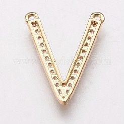 Pendentifs en laiton avec zircone cubique&nbsp;KK-P134-12G