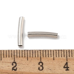 Perles tubulaires courbes en laiton&nbsp;KK-B120-04G-P