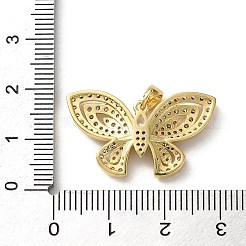 Pendentifs avec zircon cubiques à micro-pavés en laiton&nbsp;KK-P320-03A-G