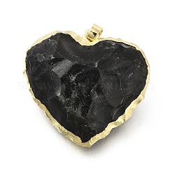 Natürlichen Obsidian Anhänger&nbsp;G-P487-04G