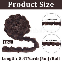 5 m de bordure de couture en polyester pour broderie&nbsp;AJEW-GF0012-30C