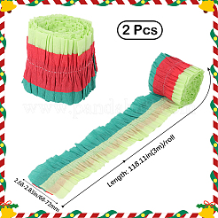 Handgemachte Girlande Krepppapierrolle&nbsp;DIY-WH20063-016B