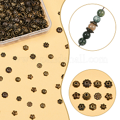 480 Stück Perlenkappen-Sets aus Legierung und Messing in 12 Stilen&nbsp;TIBE-SP0001-20