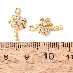 Pendentifs avec zircon cubiques à micro-pavés en laiton&nbsp;KK-A284-10A-G