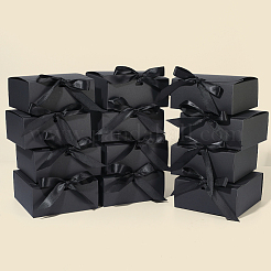 Faltbare Geschenkschachteln aus Papier mit Schleife&nbsp;CON-WH20001-11A-02