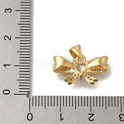 Porte micro ouvrent pendentifs zircone cubique en laiton de placage&nbsp;KK-G500-27G-03