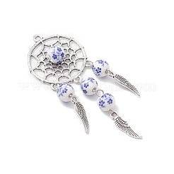 Gros pendentifs en alliage de style tibétain&nbsp;PALLOY-JF04454-01