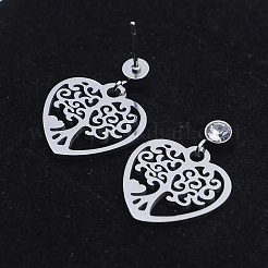 Pendientes colgantes de acero inoxidable 201&nbsp;EJEW-T008-JN738