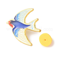Goldene Vogel-Emaille-Anstecknadeln&nbsp;JEWB-K031-01A-G