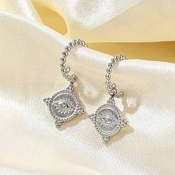 Boucles d'oreilles pendantes en acier inoxydable 304&nbsp;EJEW-F354-03P