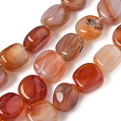 Cuentas de ágata natural hebras&nbsp;G-H295-D01-17