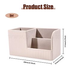 Scatole portaoggetti da scrivania in similpelle&nbsp;CON-WH0089-328