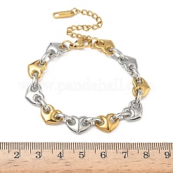Bracelets à maillons en acier inoxydable 304 pour femmes&nbsp;BJEW-B158-06GP