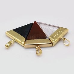 Pendentifs en pierre précieuse naturelle & synthétique&nbsp;G-P050-G