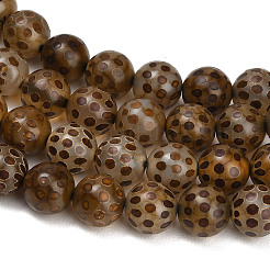 Chapelets de perles de style tibétain&nbsp;GG-NH0001-A02-10MM