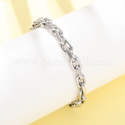Bracelets à chaîne en acier inoxydable 304 pour femmes et hommes&nbsp;BJEW-F529-04P