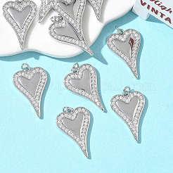 Pendentifs en laiton et zircon cubique transparent pour la Saint-Valentin de Shegrace&nbsp;XGRQ3K656-561P