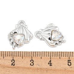 Lega di placcatura UV con pendenti in strass&nbsp;FIND-M033-26P-03