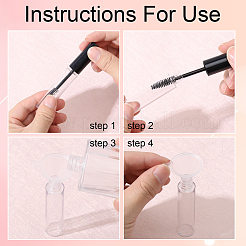 PET-Kunststoff-Mascara leere Flasche&nbsp;MRMJ-GL0001-17