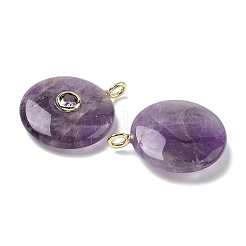 Pendenti d'ametista naturale&nbsp;G-I391-02G-03