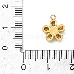 Ciondoli per San Valentino in acciaio inossidabile 304 con zirconi cubici trasparenti&nbsp;STAS-I369-05G