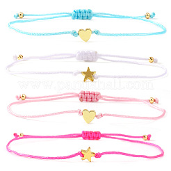4 Stück modisches geflochtenes Nylonarmband&nbsp;QL9217
