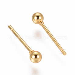 Boucles d'oreilles à tige en acier inoxydable 304 avec placage sous vide PVD&nbsp;EJEW-I232-01A-G