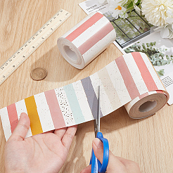2 Rolle dekorative Aufkleber aus beschichtetem Papier&nbsp;DIY-NB0013-03