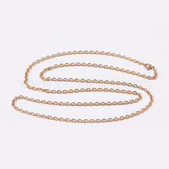 Collane a catena in acciaio inossidabile 304&nbsp;NJEW-L443-04G
