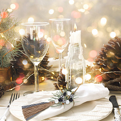 Weihnachtsmotiv-Serviettenring aus Holzperlen&nbsp;AJEW-AB00032