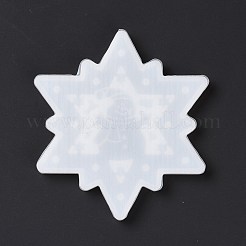 Schneeflocke mit Schneemann-Anhänger Silikonformen&nbsp;DIY-K051-29