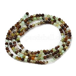 Natürliche Chrysopras-Perlenstränge&nbsp;G-RM250104-B6