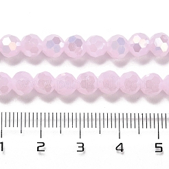 Ständer aus imitierten Jade-Glasperlen&nbsp;X-EGLA-A035-J6mm-B02