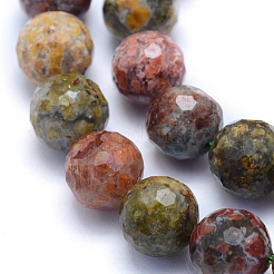 Natur Ozean Jaspis Perlen Stränge&nbsp;G-I279-E20-04