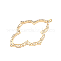 Ottone micro spianare pendenti zirconi&nbsp;KK-Z133-05G-02