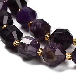 Natürlichen Amethyst Perlen Stränge&nbsp;G-P568-B01-01