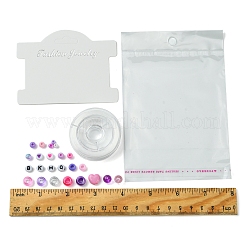 DIY-Sets zur Herstellung von Armbändern aus Acryl- und Kunststoffperlen&nbsp;DIY-FS0006-47