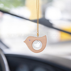 2 pièces 2 styles cristaux verre larme suncatchers prismes voiture suspendus pendentif décorations&nbsp;HJEW-PH01695