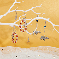 Pendentifs en alliage de style tibétain&nbsp;TIBEP-SC0001-71AS