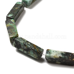 Natürliche afrikanische türkis (jasper) perlen stränge&nbsp;G-F729-01