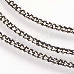 Laiton electroplate tordu chaînes&nbsp;CHC-E001-3